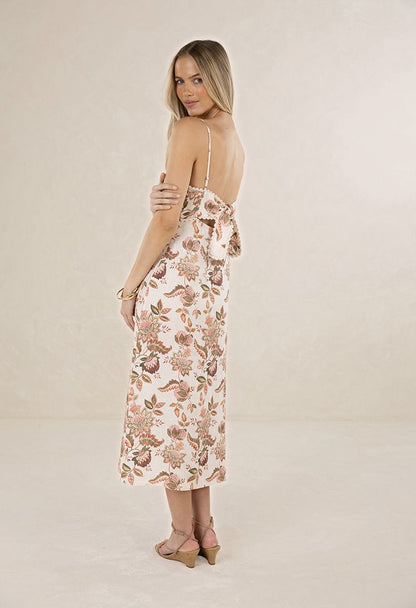 Bohemian Rose Strappy Dress