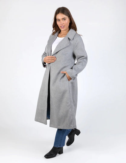 Farrah Coat | Grey Marle