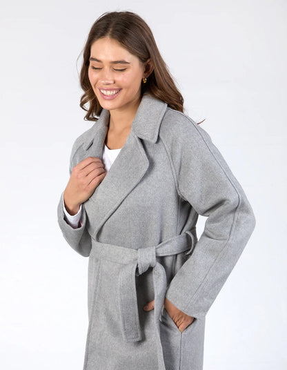 Farrah Coat | Grey Marle