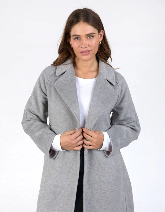 Farrah Coat | Grey Marle