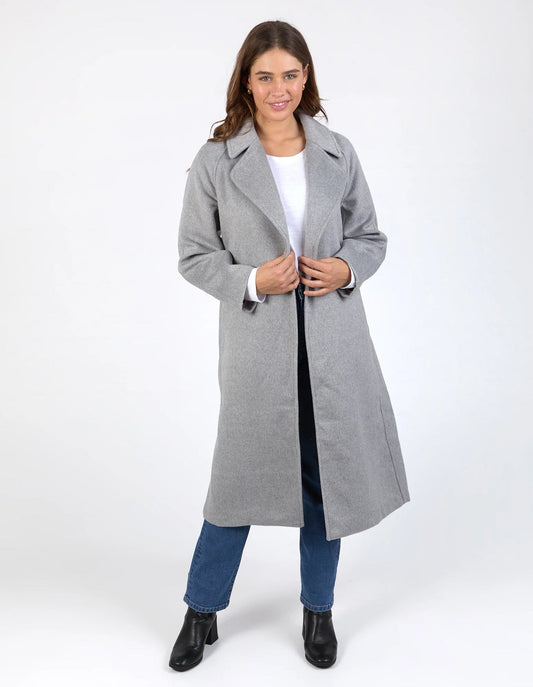 Farrah Coat | Grey Marle