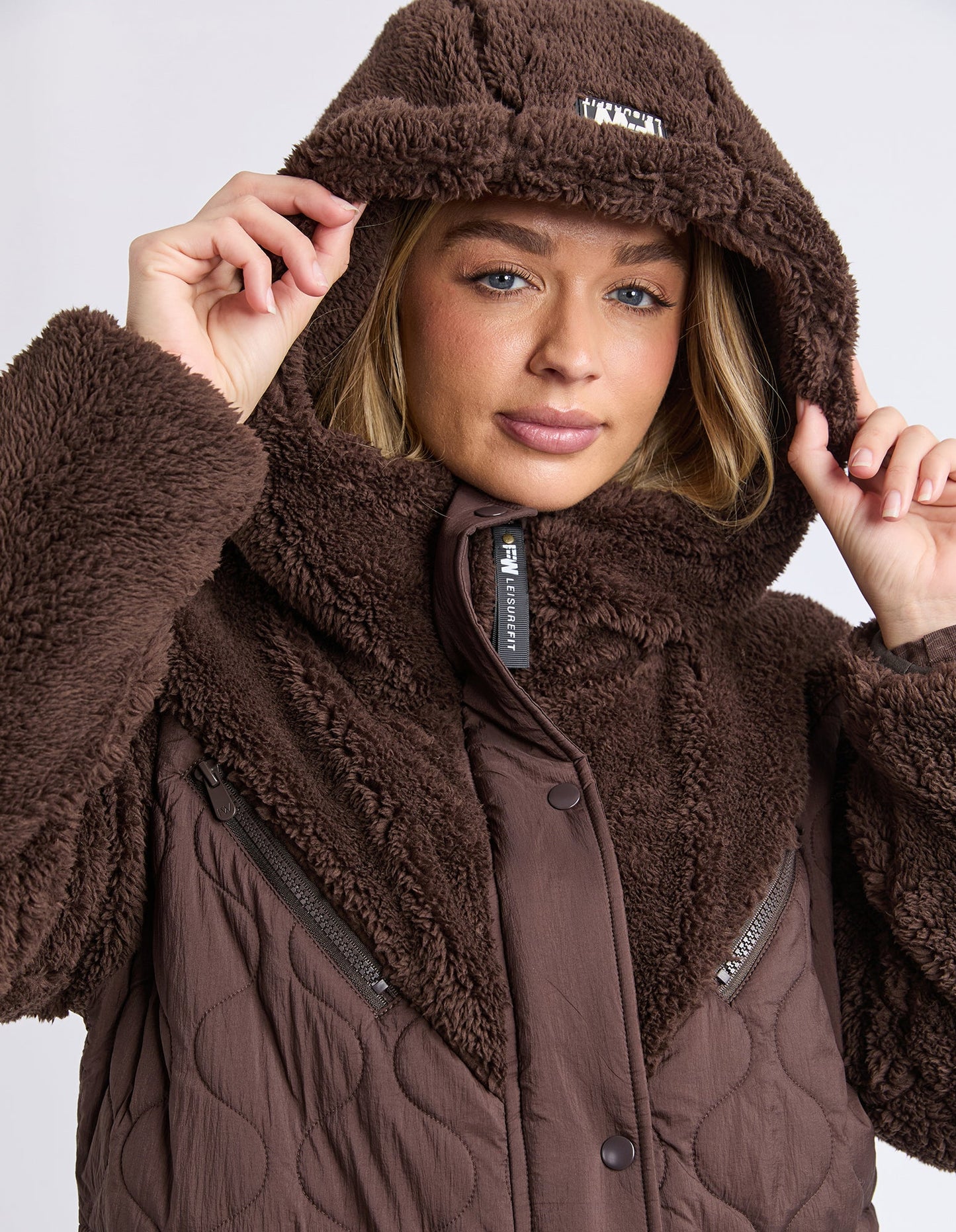 Annabella Longline Anorak | Coffee Bean