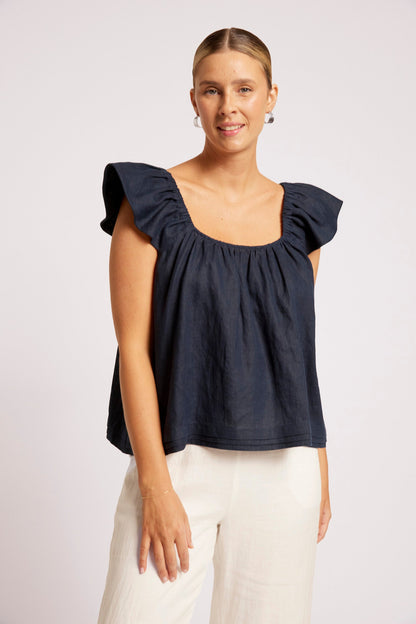 Cove Top | Indigo