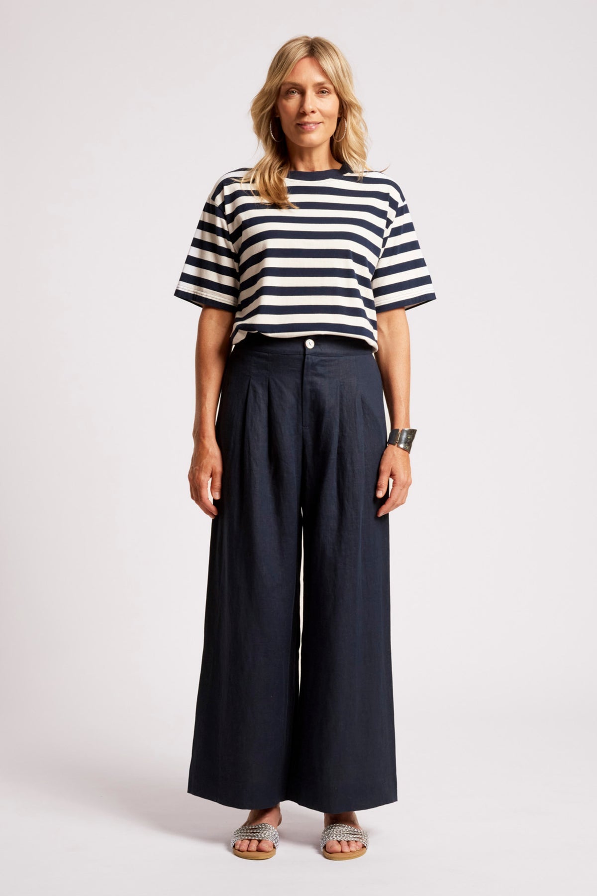Cove Palazzo Pant | Indigo