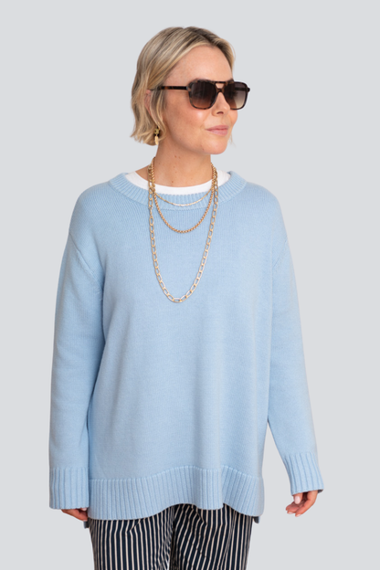 Willow Pullover | Pale Blue