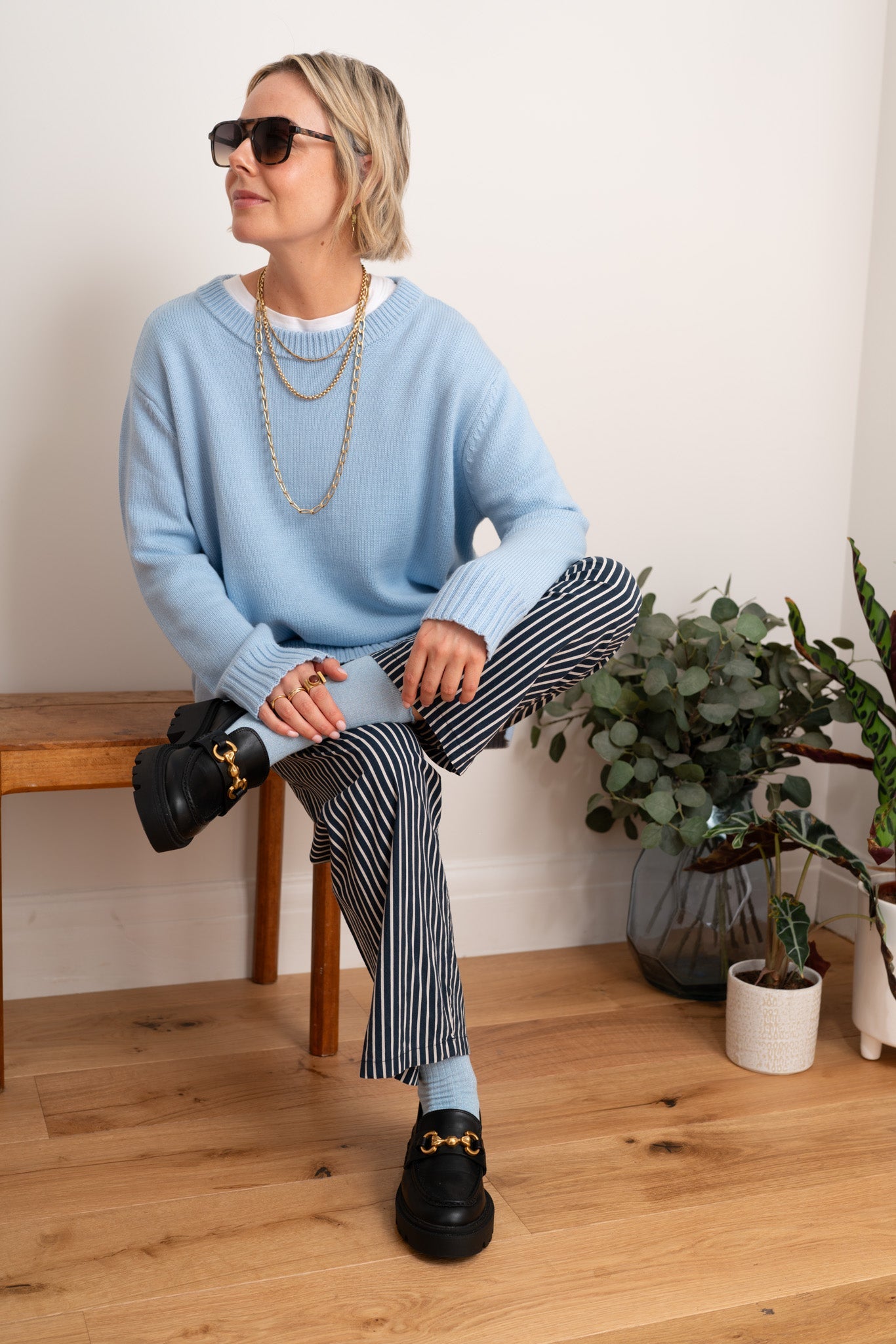 Willow Pullover | Pale Blue