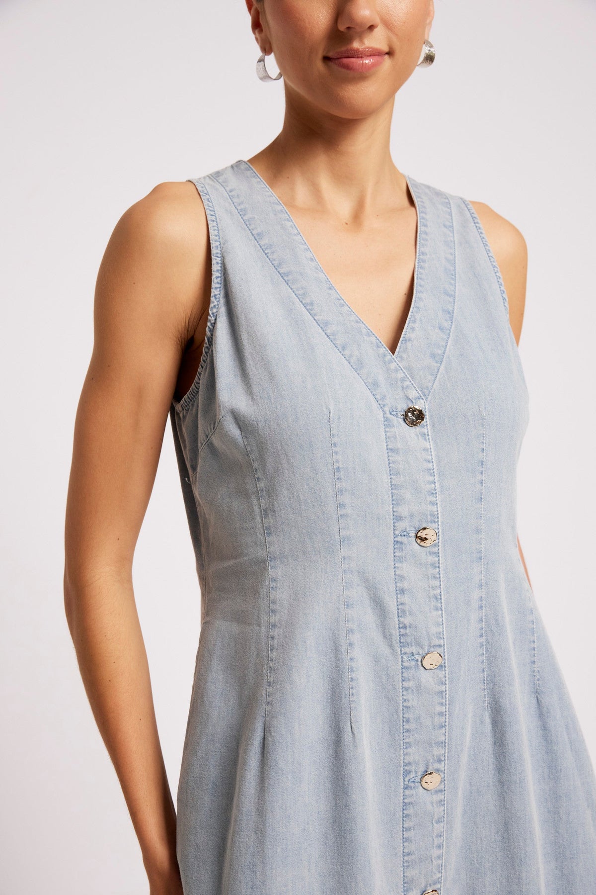 Roam Tank Dress | Denim