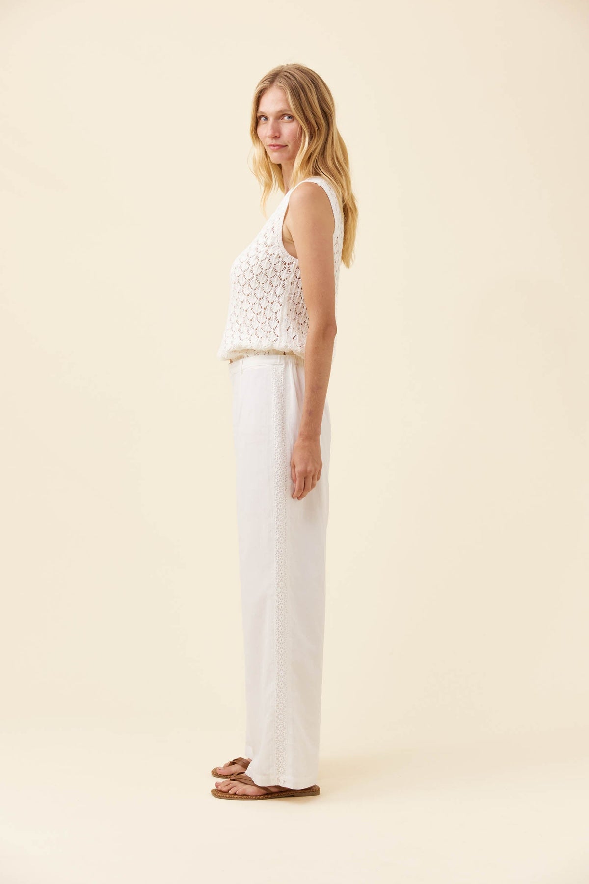 Frances Pant | White