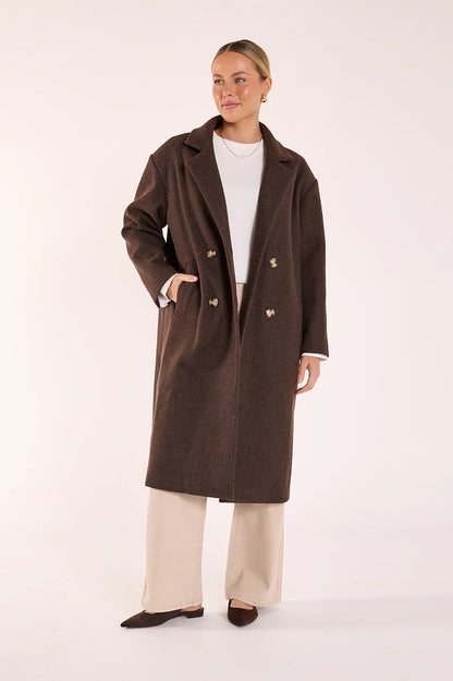 Marlow Coat | Chocolate