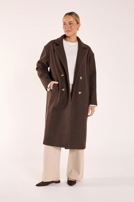Marlow Coat | Chocolate