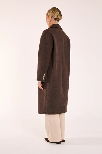 Marlow Coat | Chocolate
