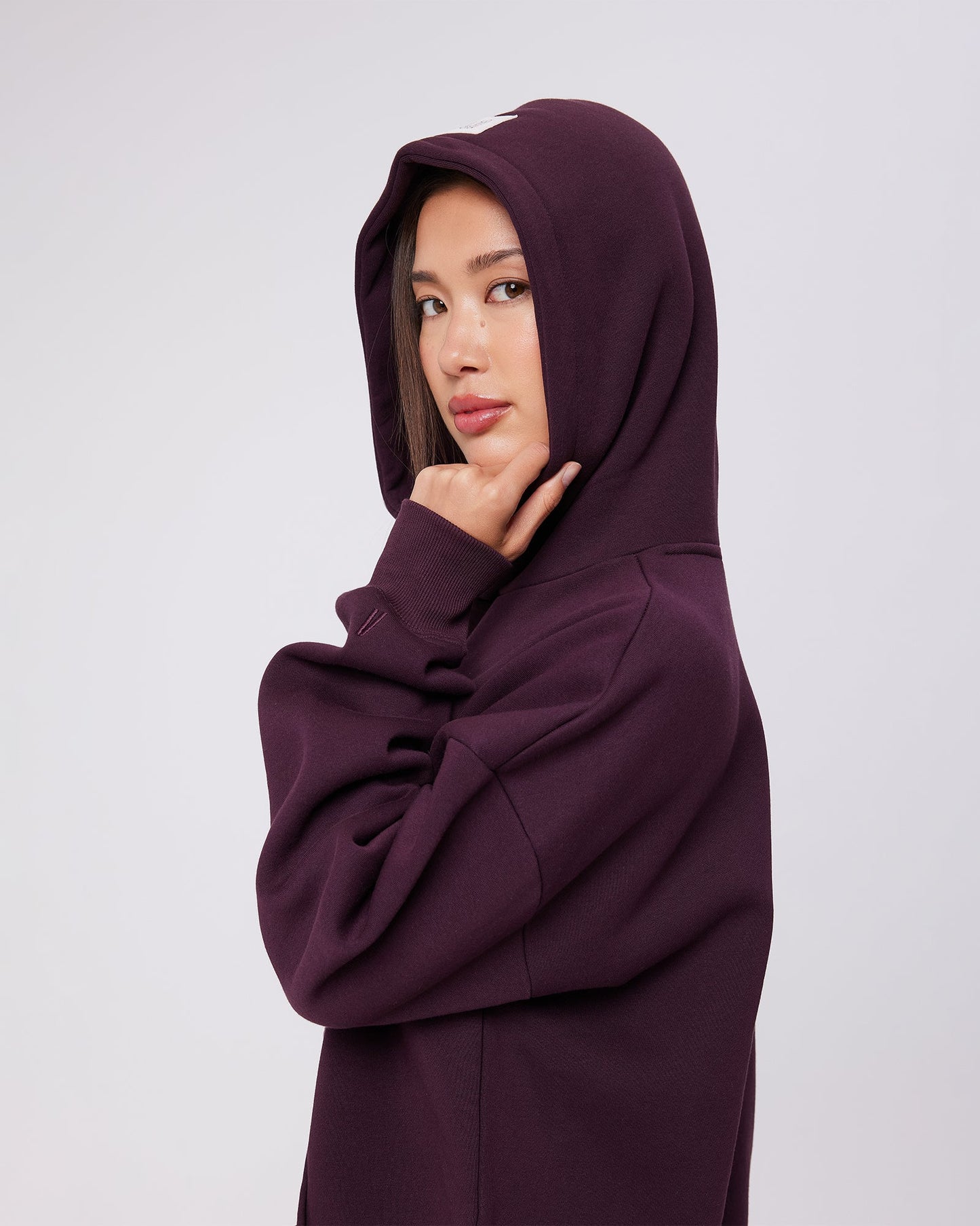 Off Duty Hoodie | Merlot