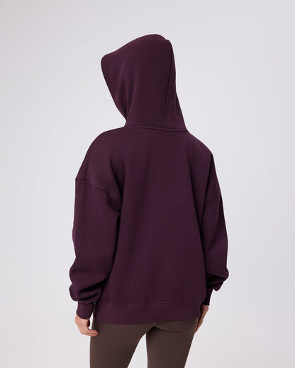 Off Duty Hoodie | Merlot