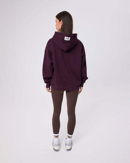 Off Duty Hoodie | Merlot