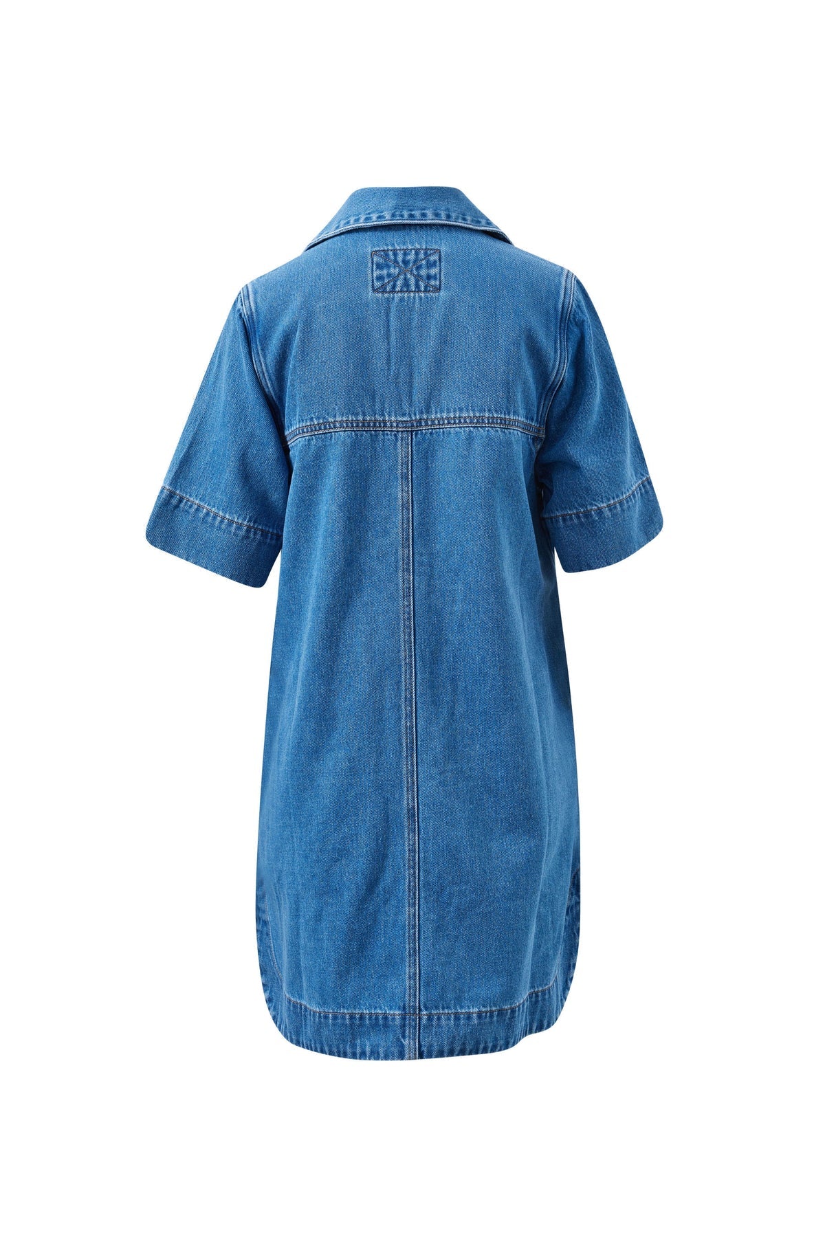 Bonnie Relaxed Shirt Dress | Fresh Indigo