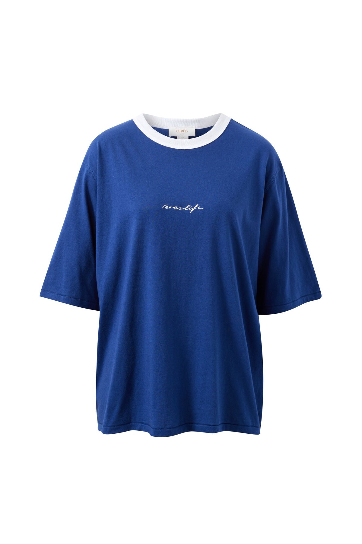 Luna Relaxed Tee | Russian Blue