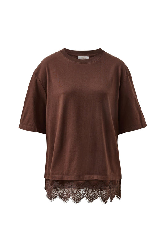 Lacey Tee | Chocolate