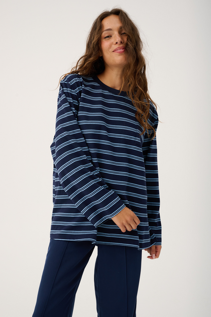 Harley Long Sleeve | Navy Stripe