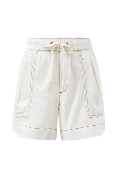 Darcy Relaxed Everyday Short | Ecru