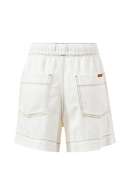 Darcy Relaxed Everyday Short | Ecru