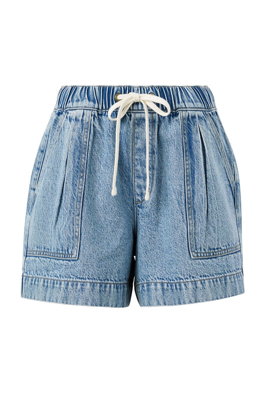 Darcy Relaxed Everyday Short | Mid Blue Wash