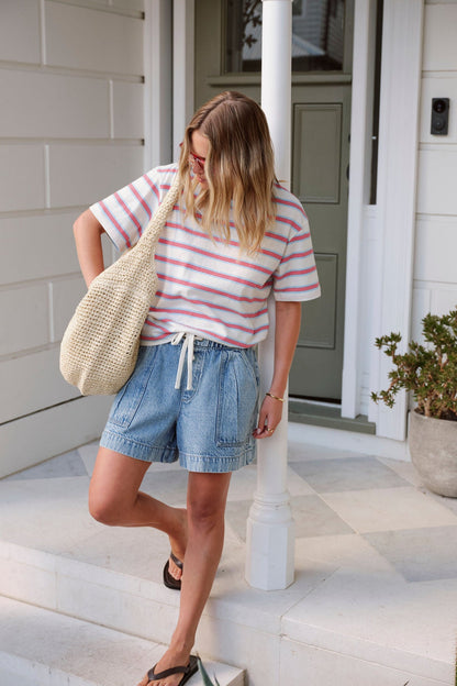 Darcy Relaxed Everyday Short | Mid Blue Wash
