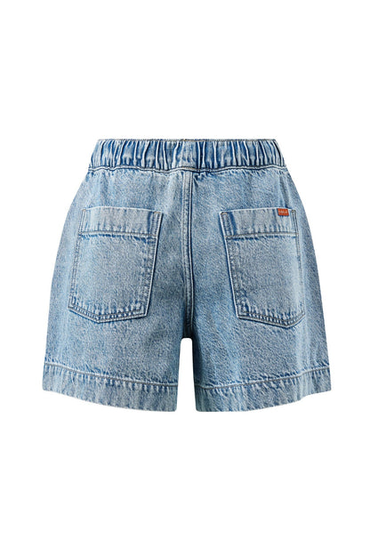 Darcy Relaxed Everyday Short | Mid Blue Wash