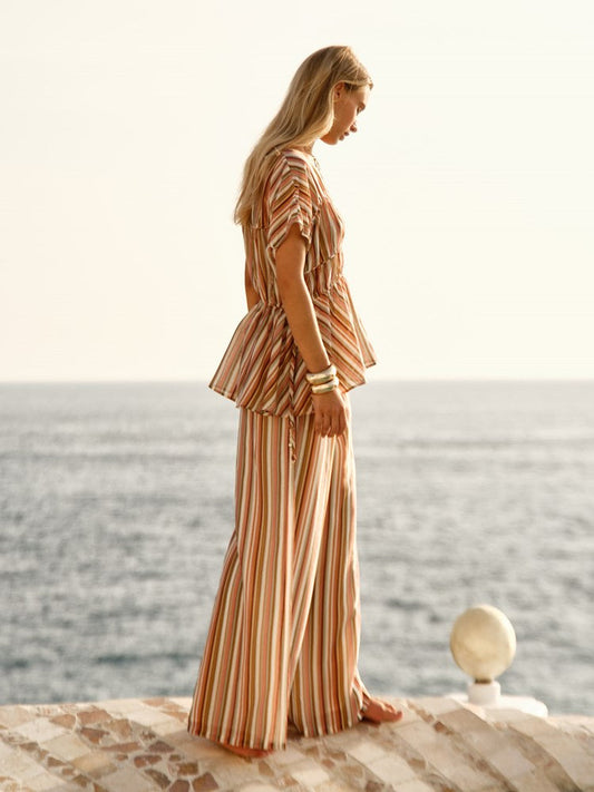 Ophelia Top | Sandbar Stripe