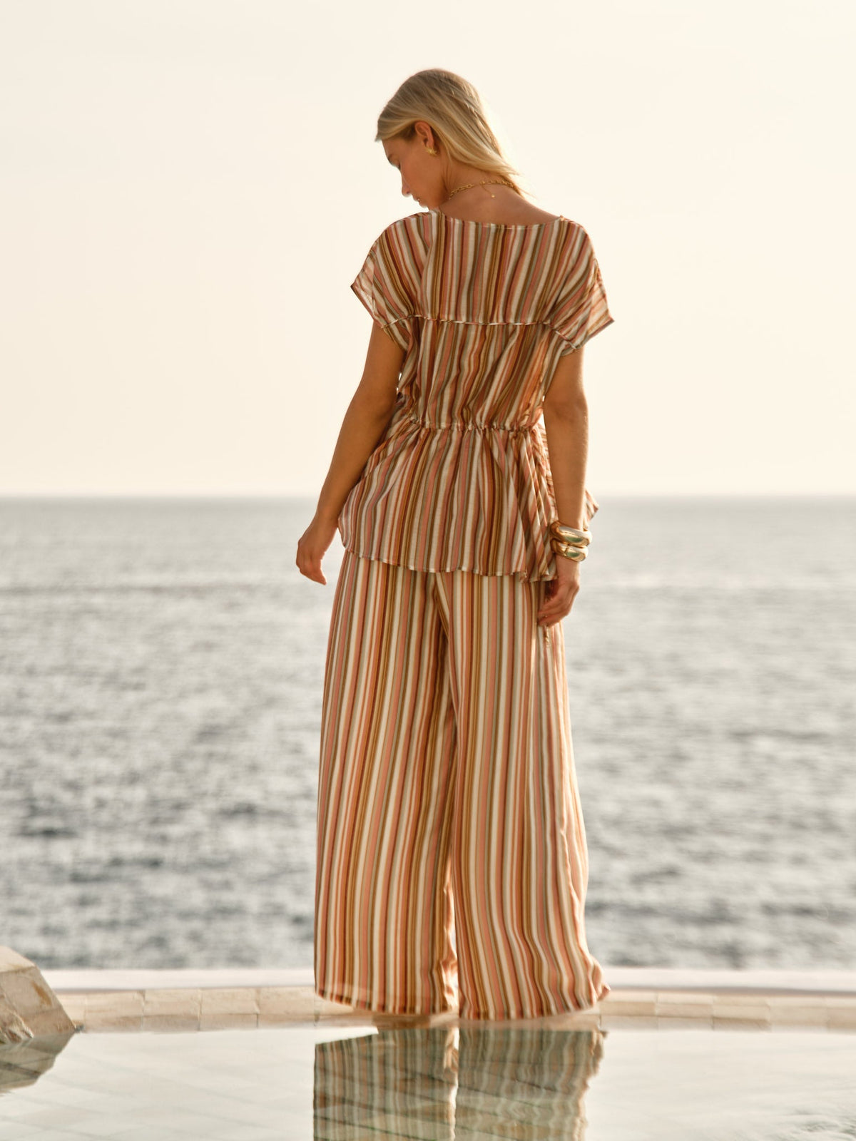 Ophelia Top | Sandbar Stripe