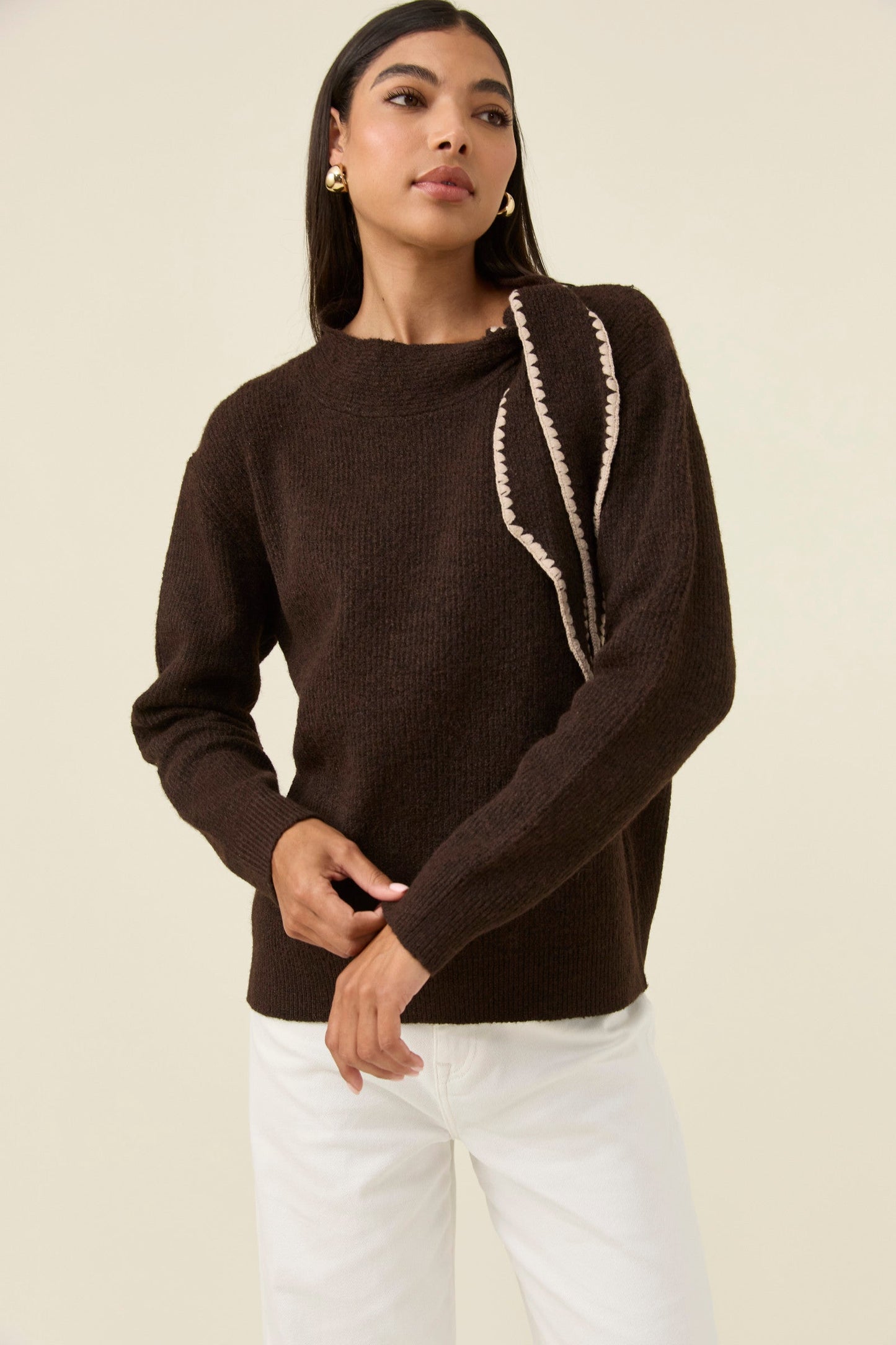 Athena Scarf Jumper