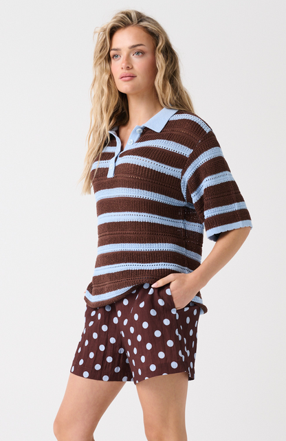 Odin Knit | Chocolate Stripe