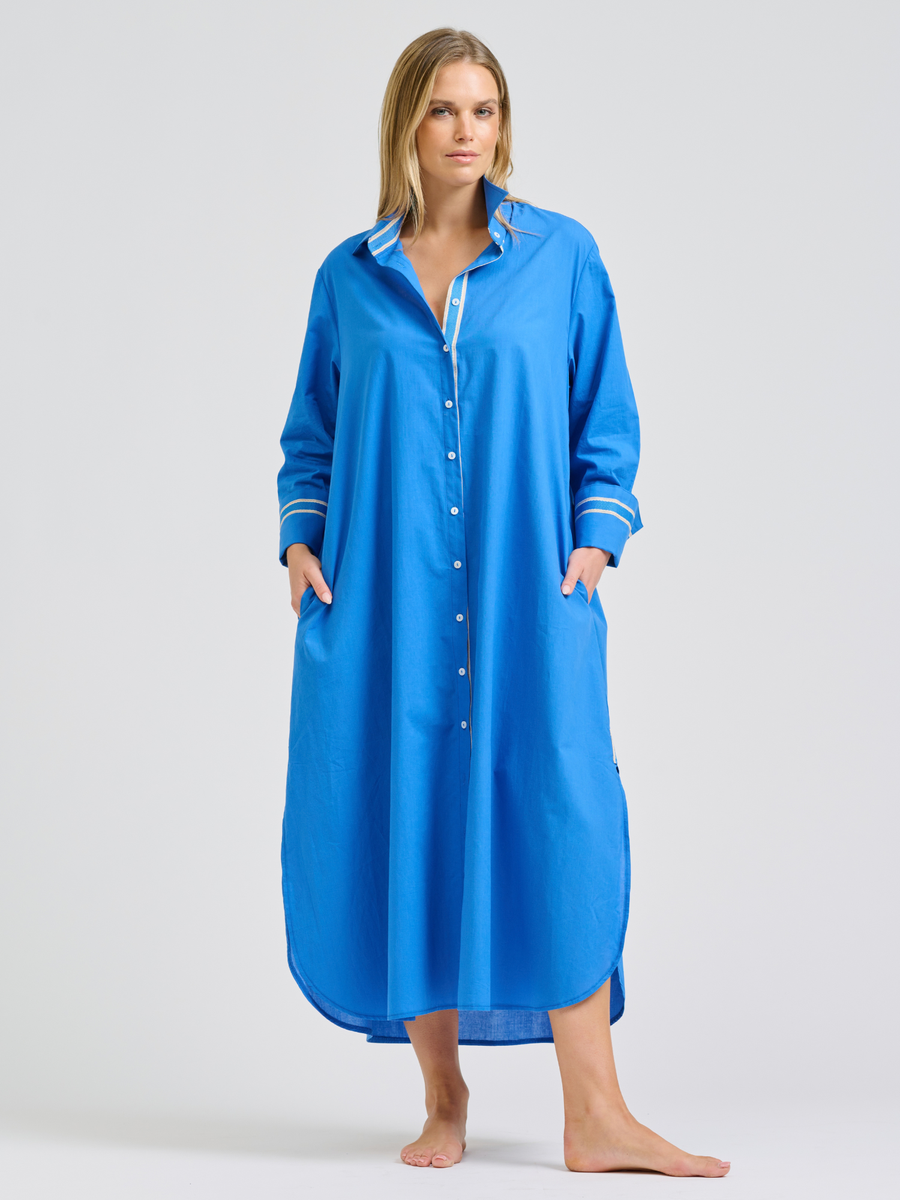 Pia Longline Shirt Dress