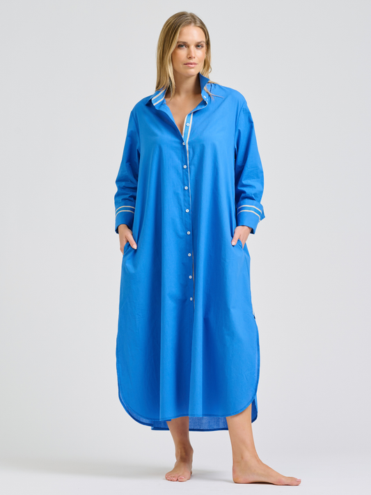 Pia Longline Shirt Dress