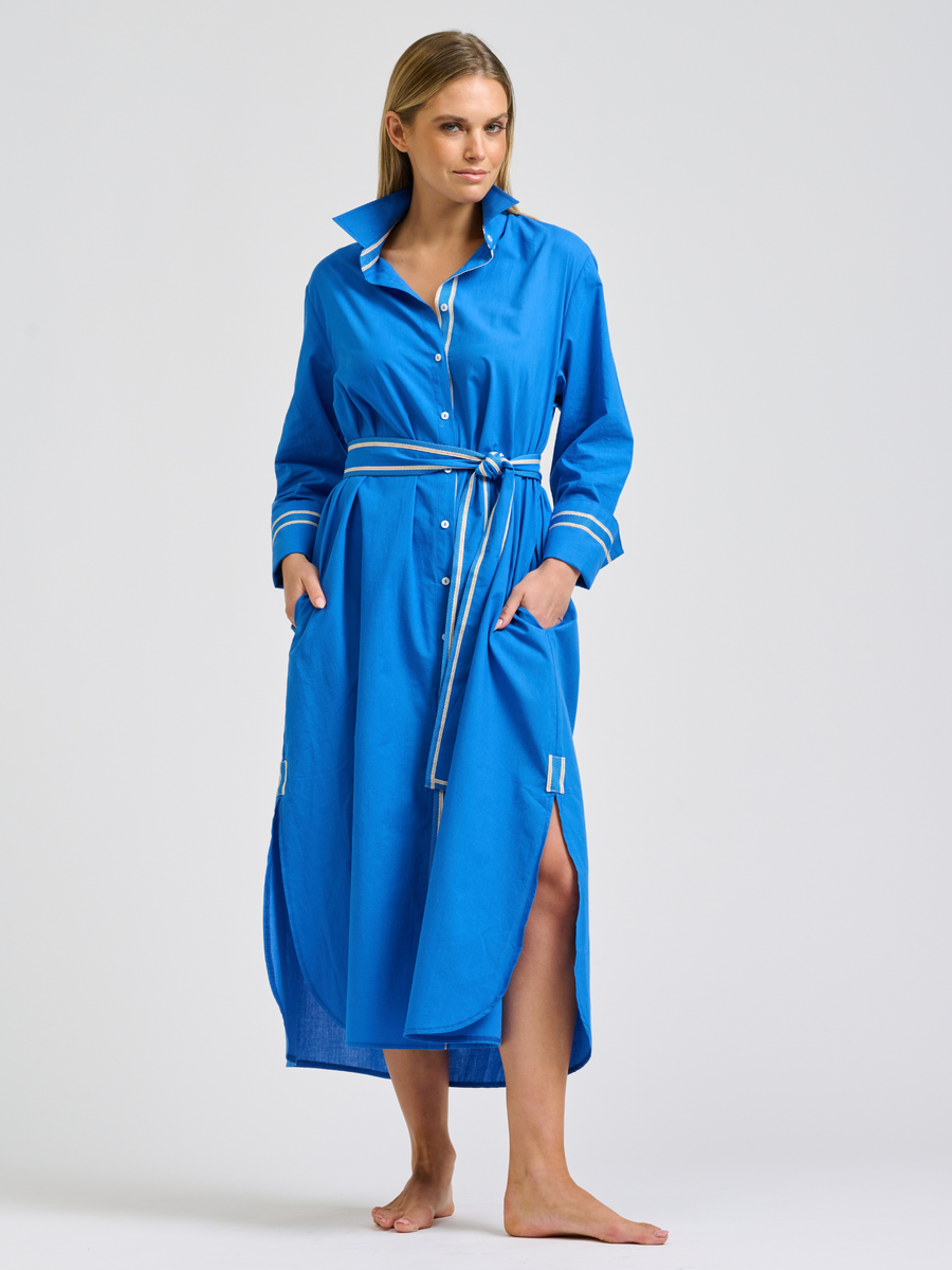 Pia Longline Shirt Dress