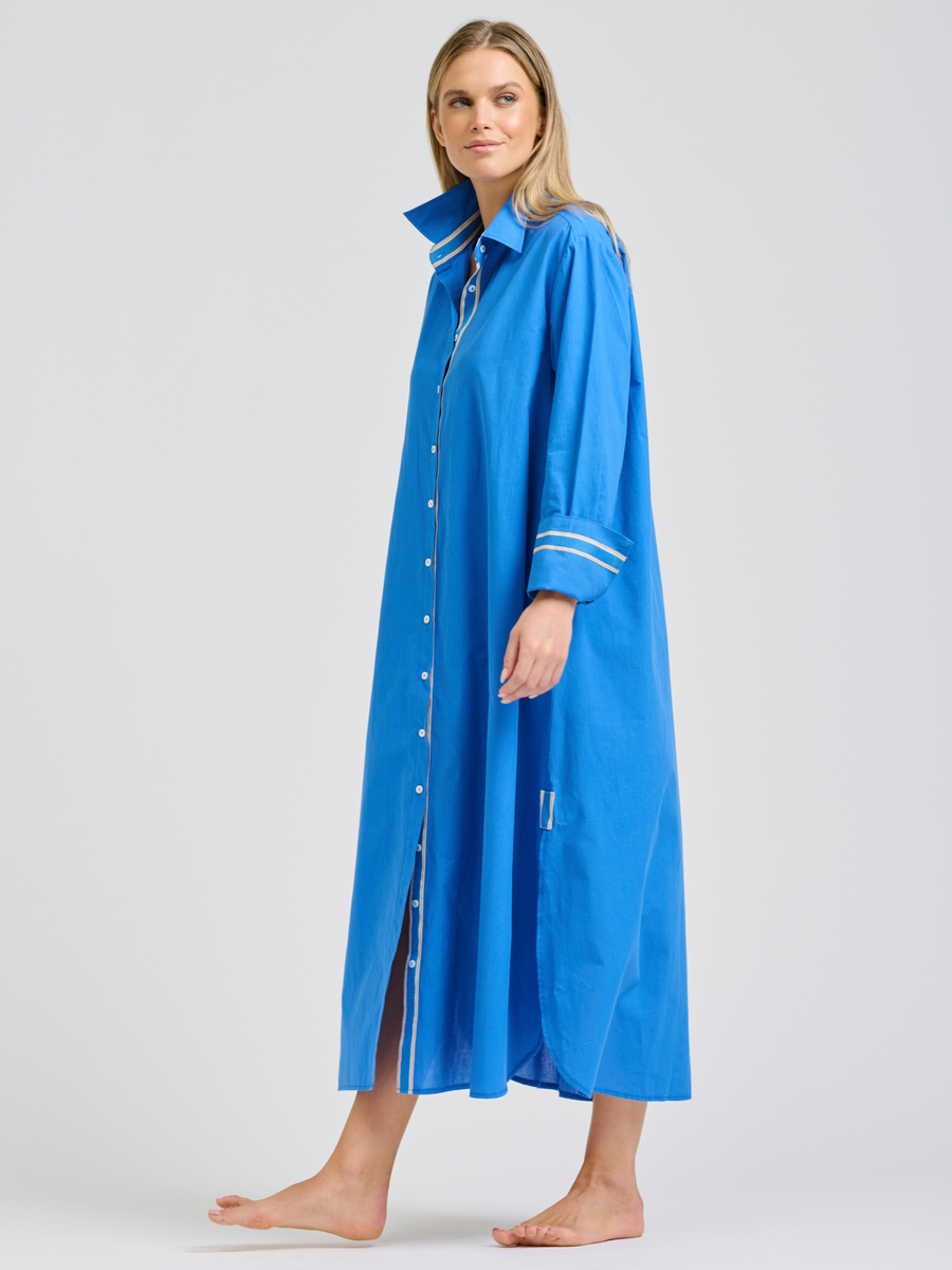 Pia Longline Shirt Dress