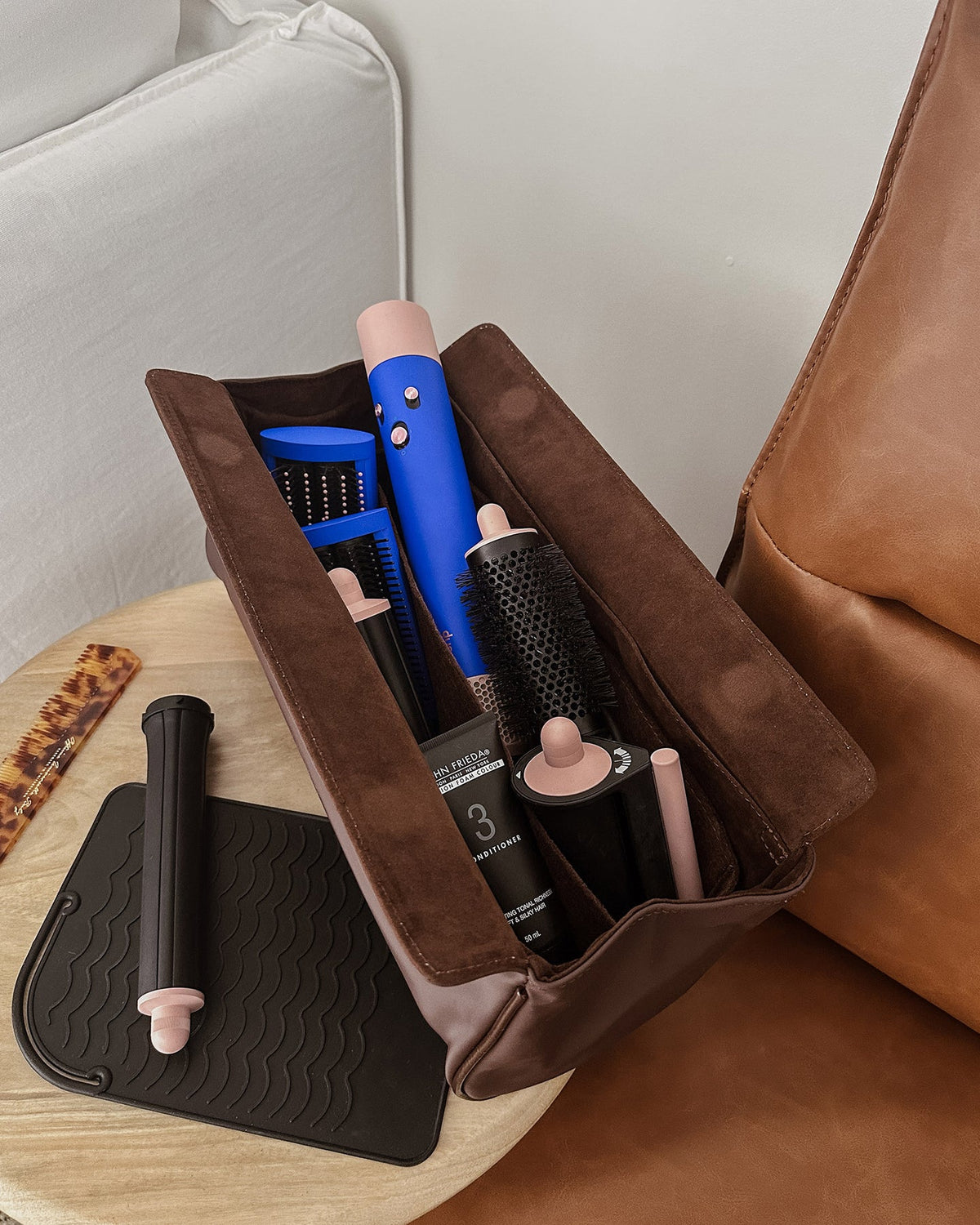 Margot Hair Tool Travel Case | Chocolate