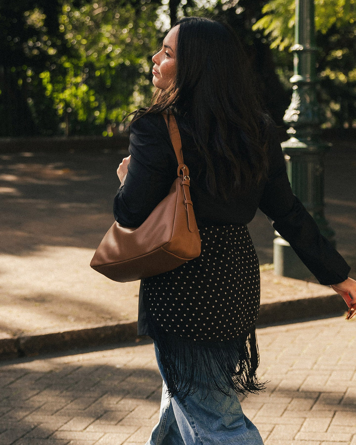 Roxanne Shoulder Bag | Toffee
