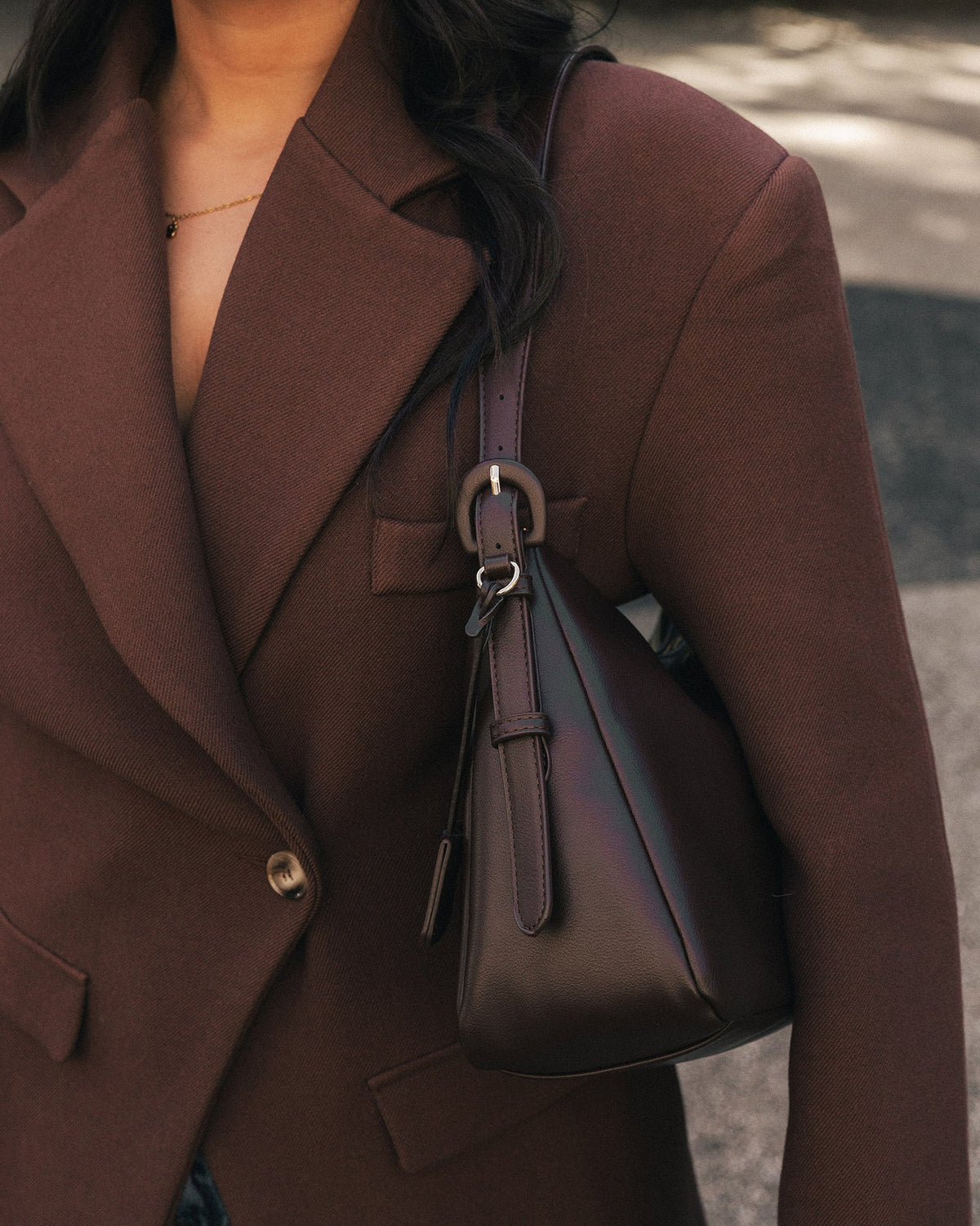 Roxanne Shoulder Bag | Chocolate