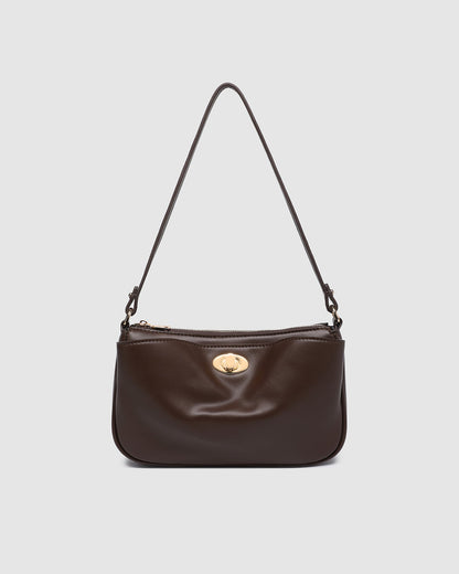 Greta Shoulder Bag | Chocolate