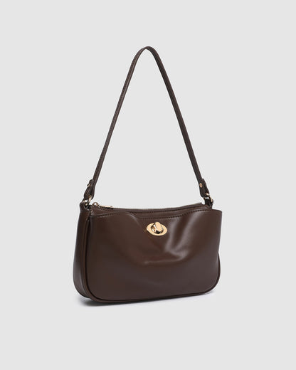 Greta Shoulder Bag | Chocolate