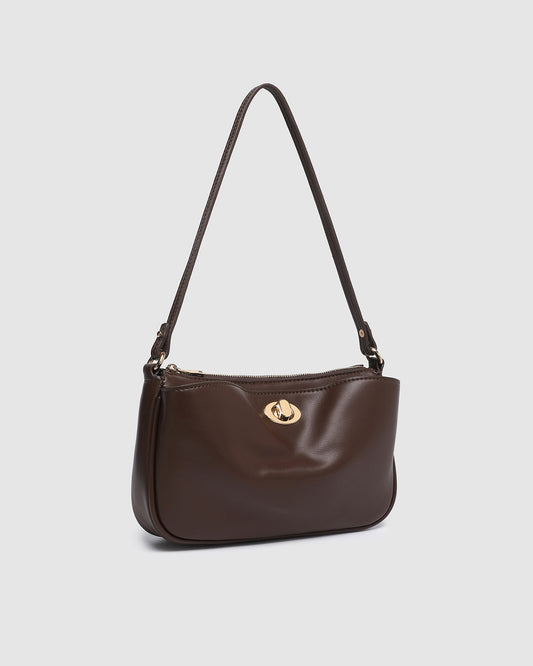 Greta Shoulder Bag | Chocolate
