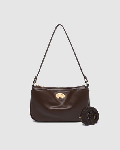 Greta Shoulder Bag | Chocolate