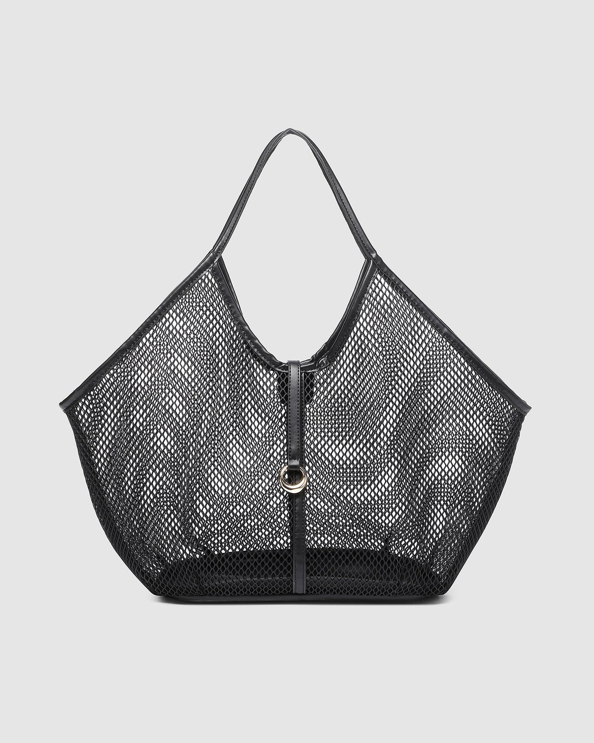 Calypso Mesh Tote Bag | Black