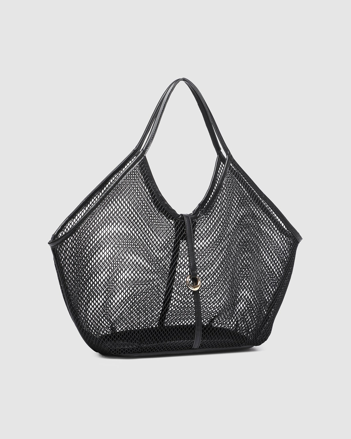 Calypso Mesh Tote Bag | Black