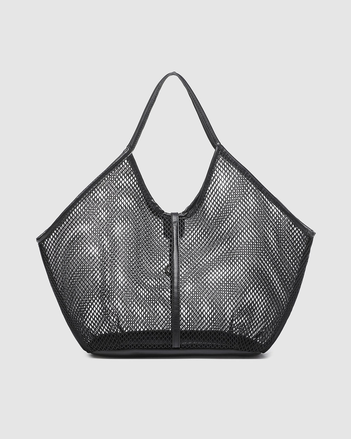 Calypso Mesh Tote Bag | Black