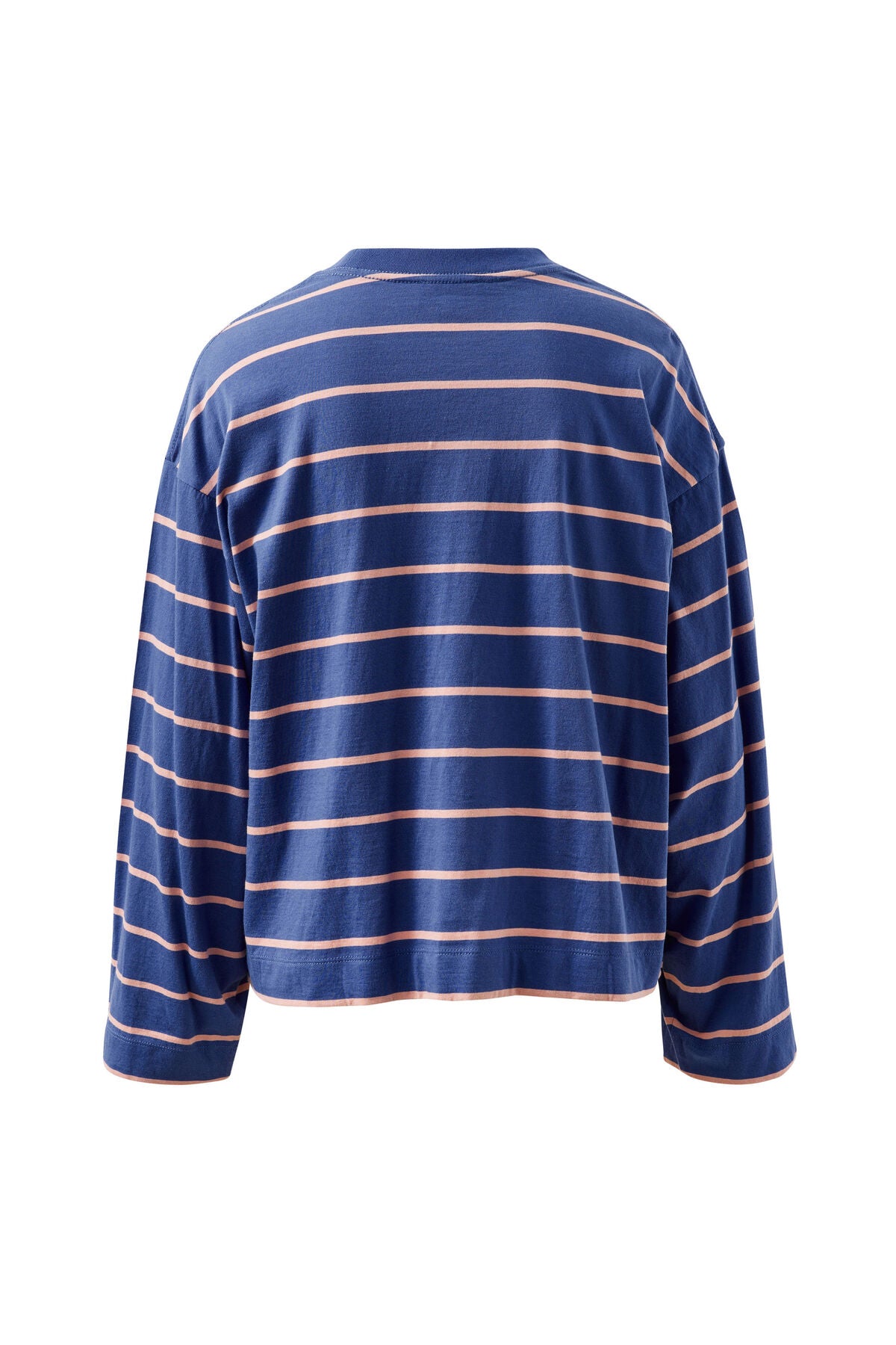 Beau Long Sleeve Slouchy Tee | Washed Navy/Clay