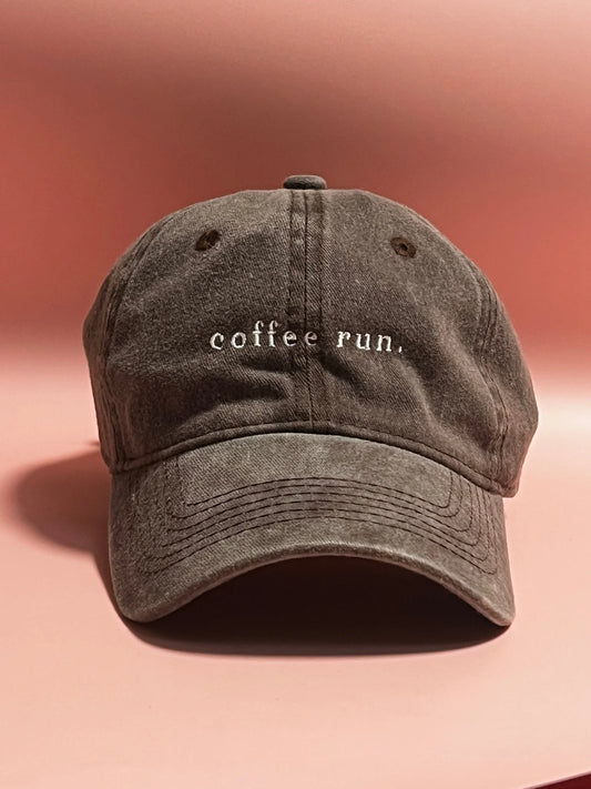 RC Baseball Cap | Chocolate | Coffee Run Logo