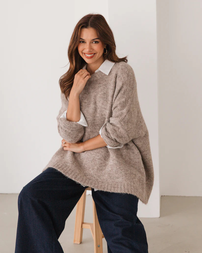 Oversized Sweater | Natural