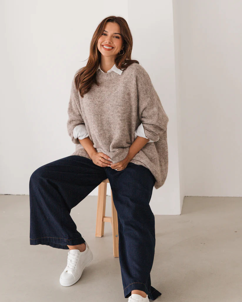 Oversized Sweater | Natural