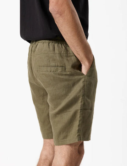 Tanner 3.0 Linen Shorts | Fatigue